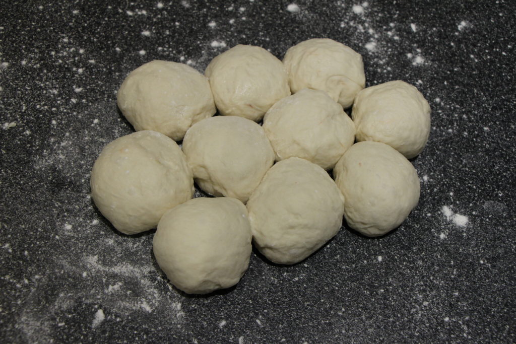 Pizza dough balls