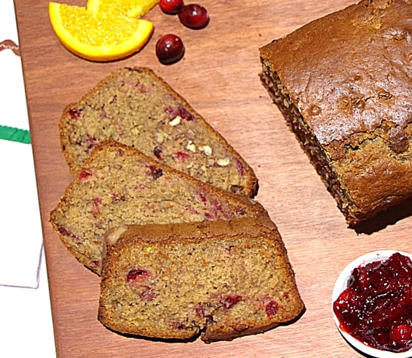 Cranberry loaf plated 