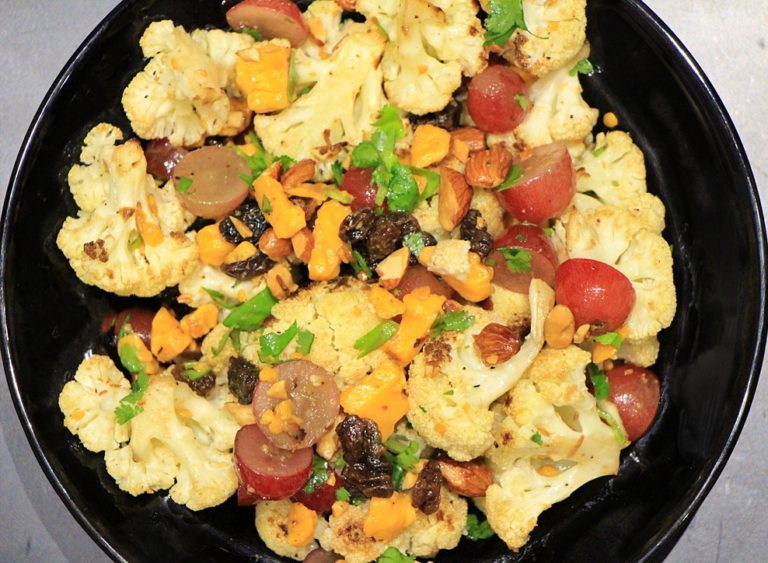 Hearty and Healthy Roasted Cauliflower Salad