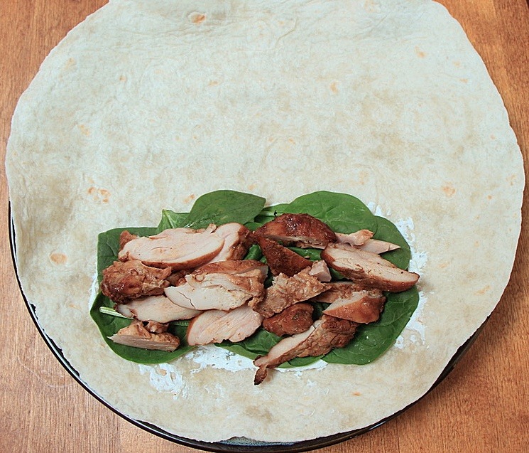 Wrap with grilled chicken 