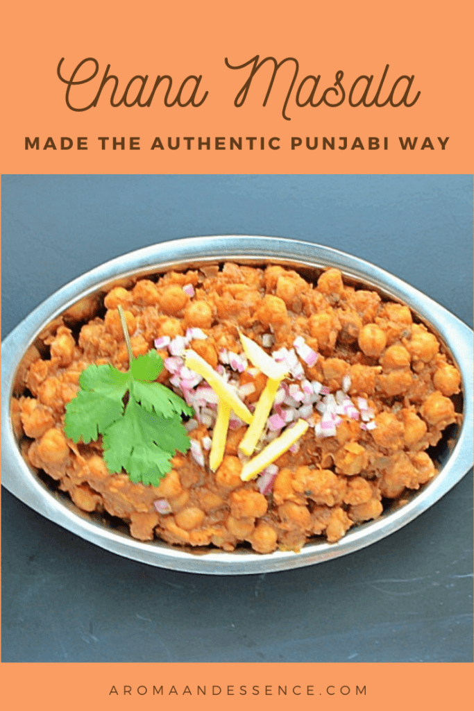 Punjabi Chana Masala (Chickpea Curry)