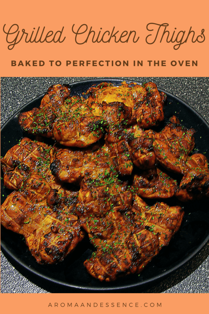 Oven-Grilled Chicken Thighs