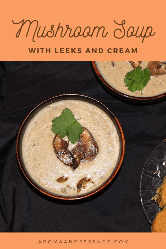 Creamy Leek and Mushroom Soup
