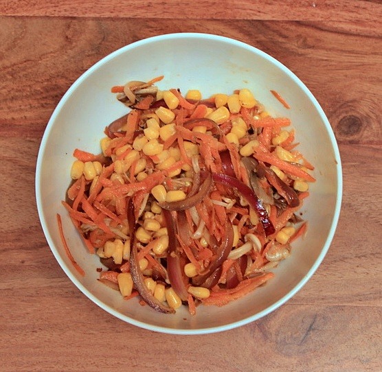 Vegetables for fried rice