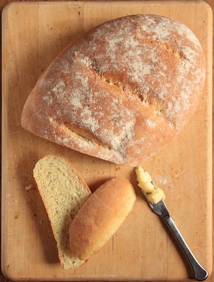 Crusty Italian bread