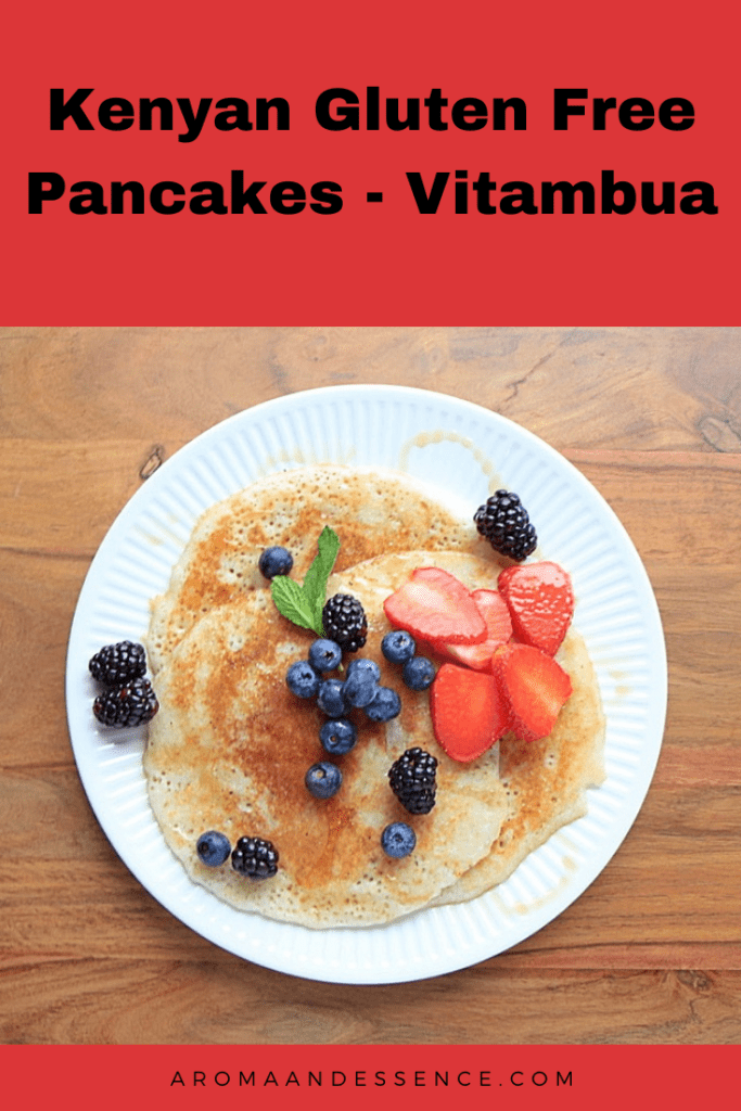Kenyan Rice and Coconut Free Pancakes - Vitambua Pancakes