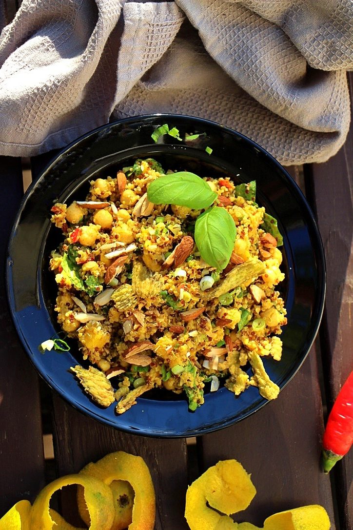 Curry quinoa salad