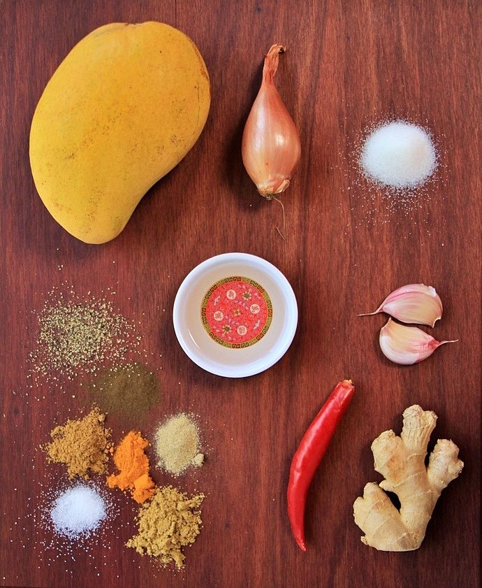 Ingredients for Mango chutney