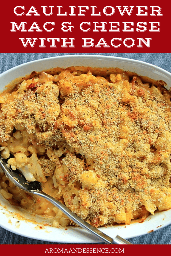 Cauliflower Mac and Cheese with Bacon