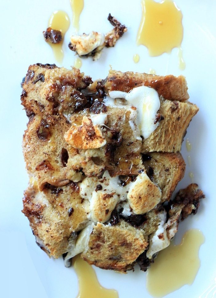 S'mores baked french toast