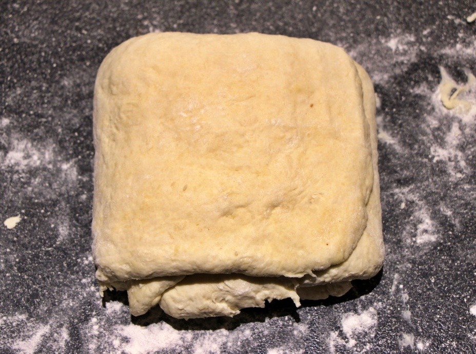 Folded dough