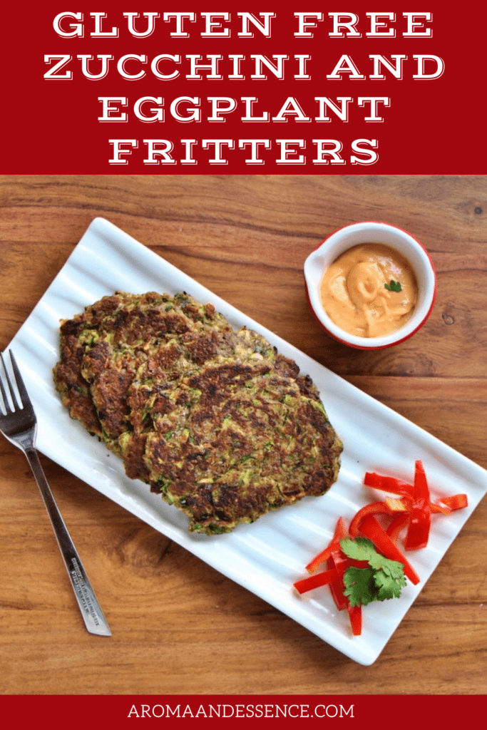 Gluten Free Zucchini and Eggplant Fritters