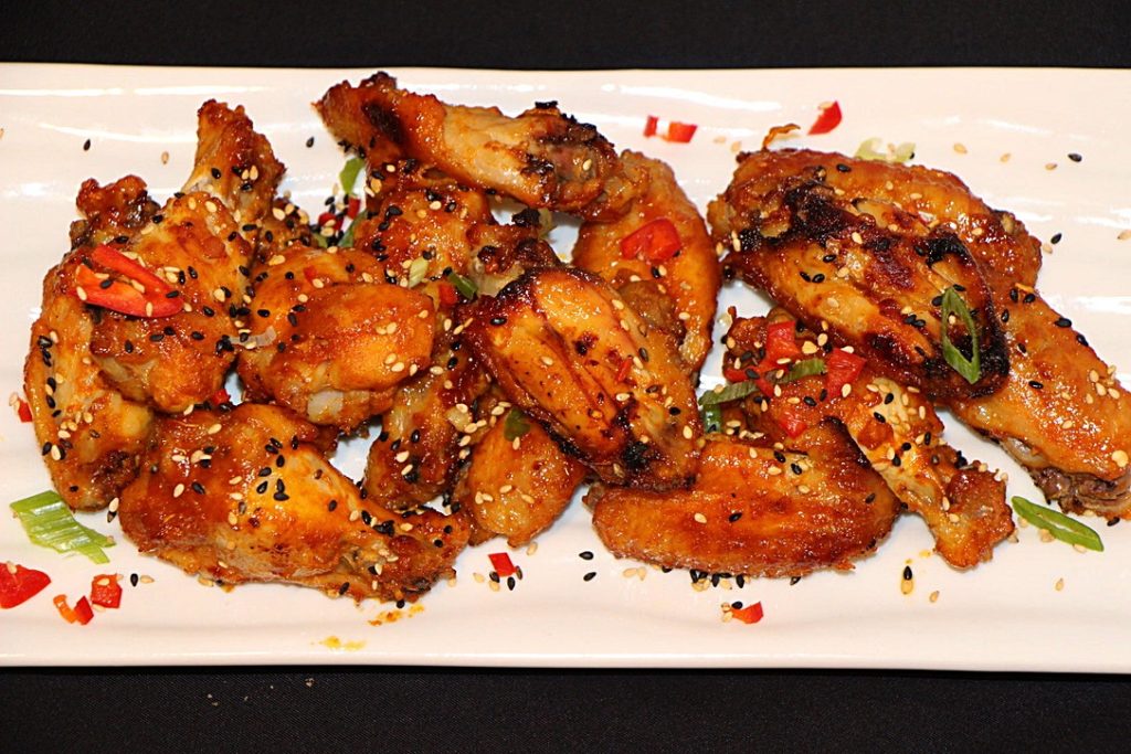 Succulent Korean chicken wings