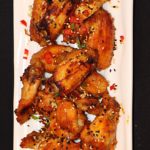 Succulent Korean chicken wings