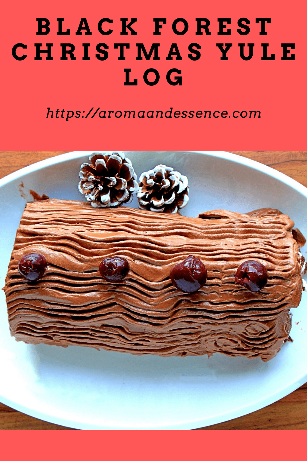 Christmas Yule Log Cake Recipe