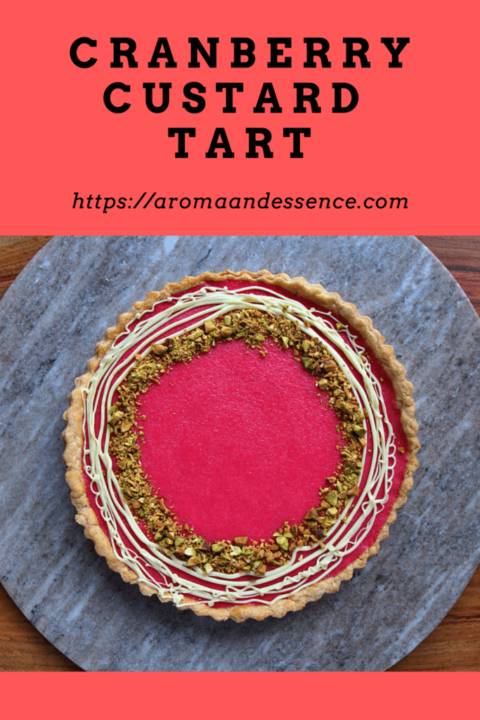 Cranberry Custard Tart