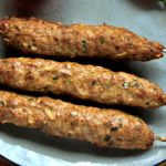 Baked seekh kebabs ready to be enjoyed
