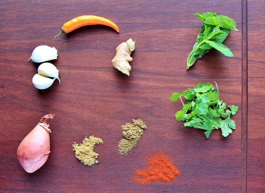 Ingredients for seekh kebabs