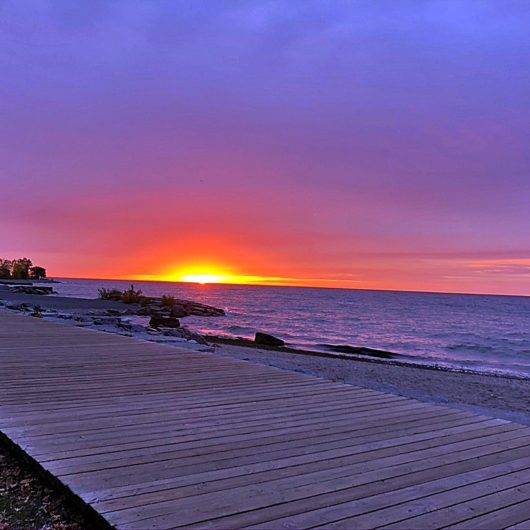 Sunrise on Lake Ontario