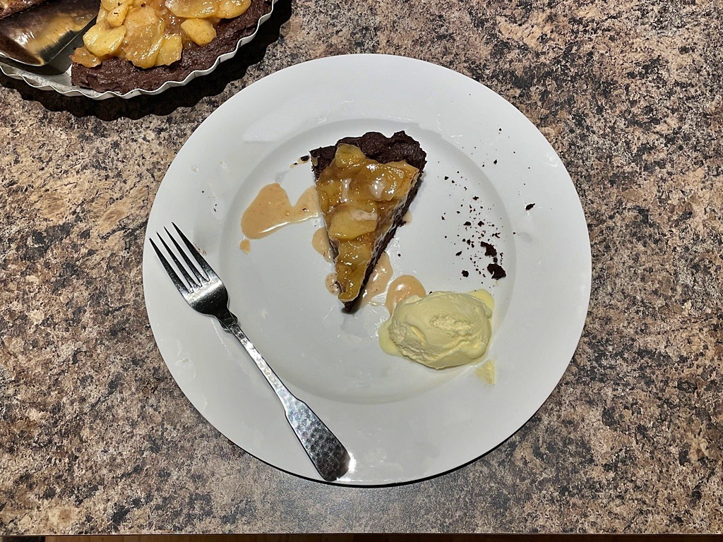 Apple pie brownie
