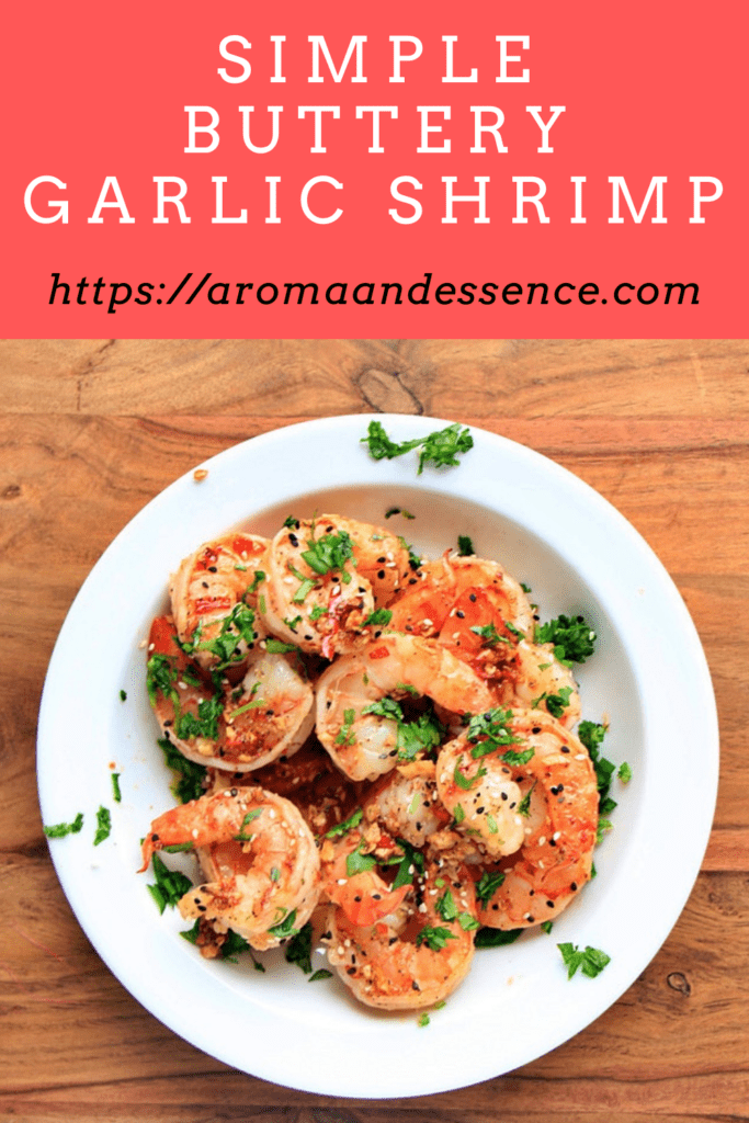 Simple Buttery Garlic Shrimp