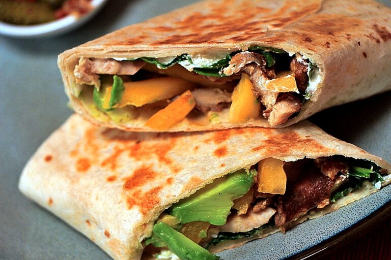 Healthy Grilled Chicken Wraps