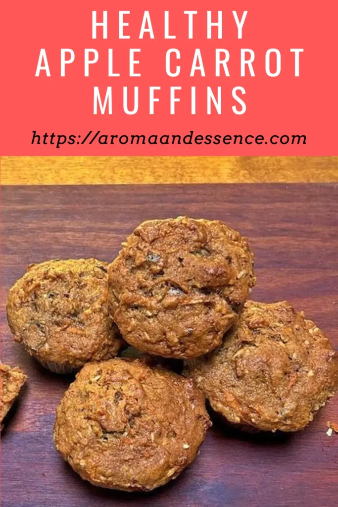 Healthy Carrot Apple Muffins