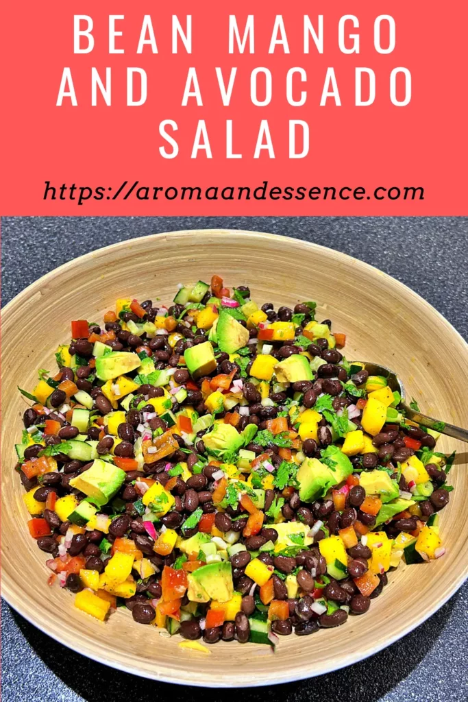 Bean Mango and Avocado Salad