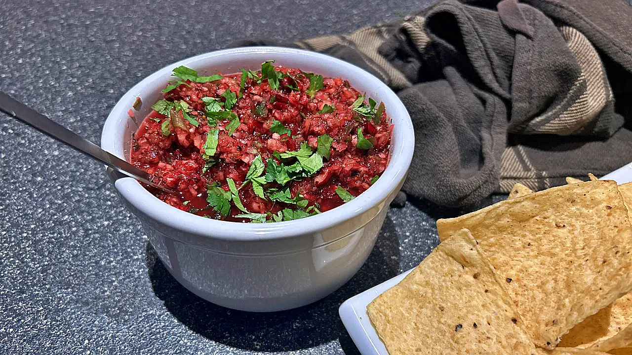 Cranberry salsa