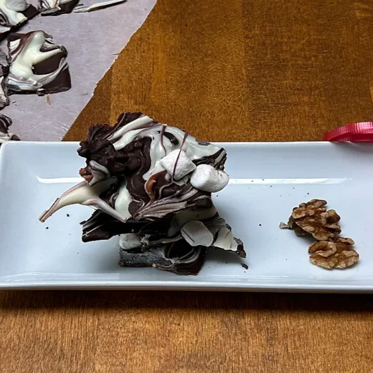 Rocky road chocolate bark