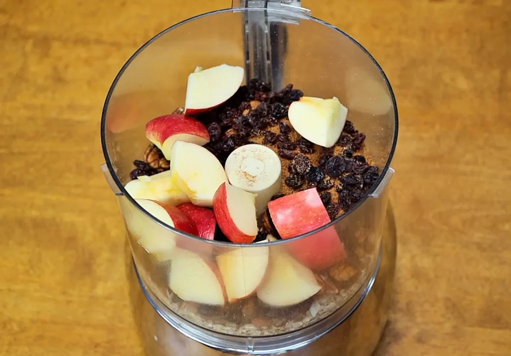 Apple Oatmeal Cookies with apples